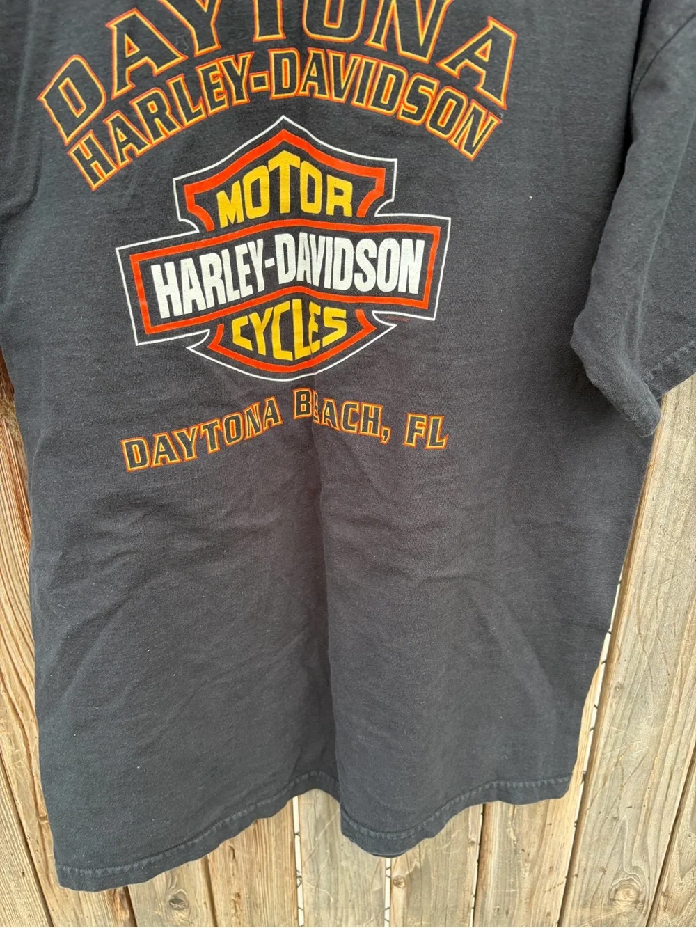 Harley-Davidson Black Daytona Graphic Short Sleeve Tee men’s Size L - Picture 14 of 14